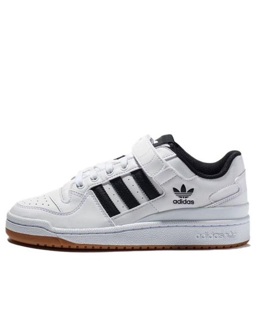 Adidas White Originals Forum Low 'Core Cloud Gum' for men