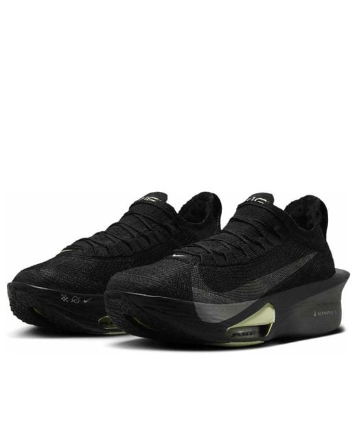 Nike Black Alphafly 3 Road Racing Shoes for men