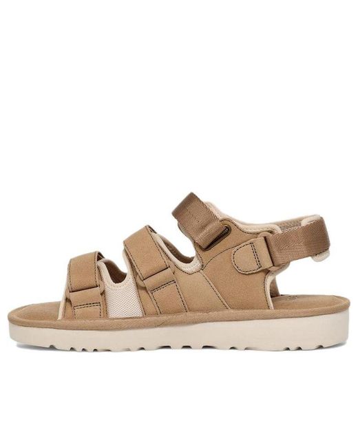 Ugg Brown Goldencoast Multistrap Shoes 9 D for men