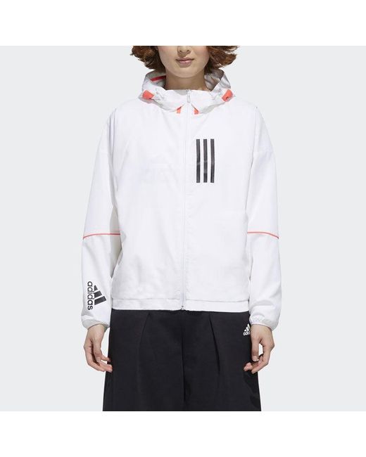 Adidas Blue (Wmns) W.N.D. Sports Stylish Jacket