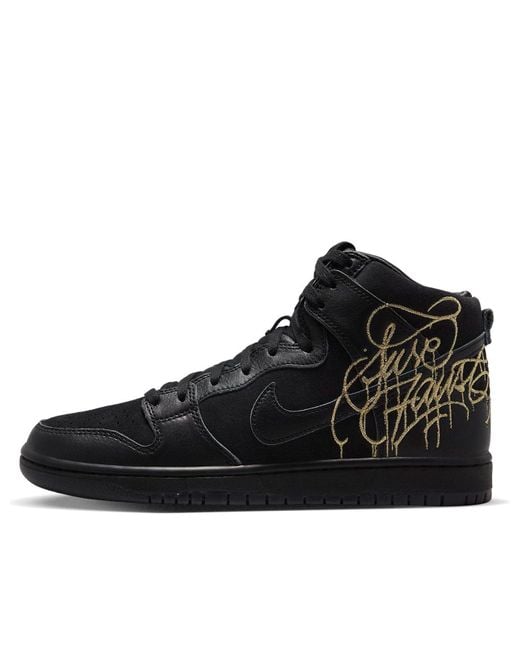 Nike Black X Faust Sb Dunk High 'The Devil Is for men