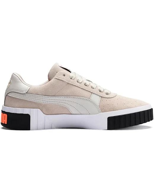 PUMA White (Wmns) Cali Suede