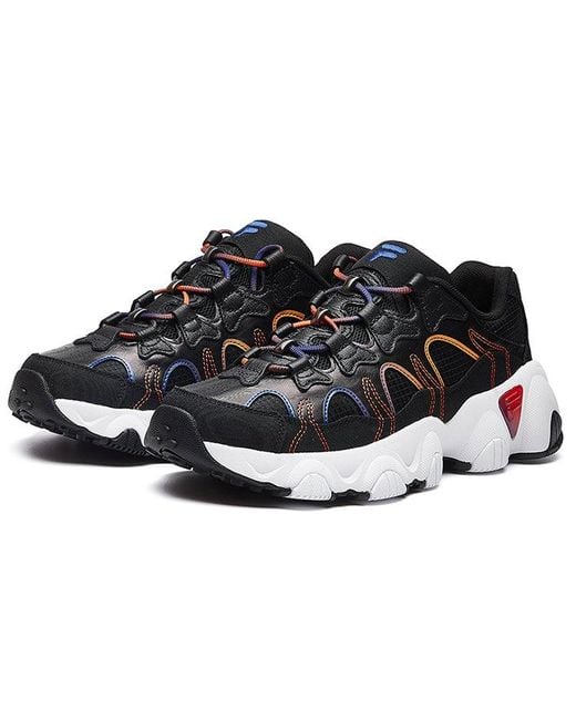 Fila White Jagger Retro Running Shoes for men