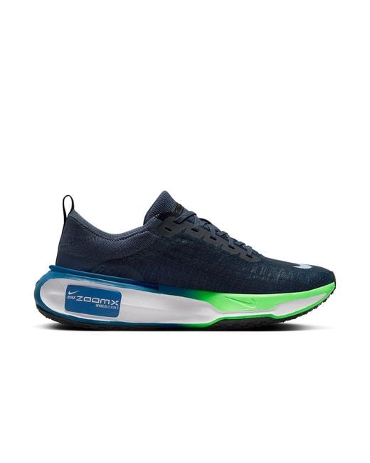 Nike Blue Zoomx Invincible 3 'Thunder' for men