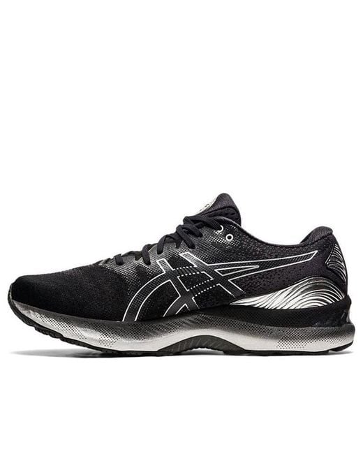 Asics Black Gel-Nimbus 23 Platinum Pure' for men