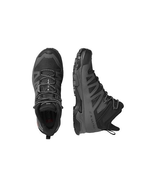 Salomon Black X Ultra 4 Mid Gtx Hiking Shoe for men