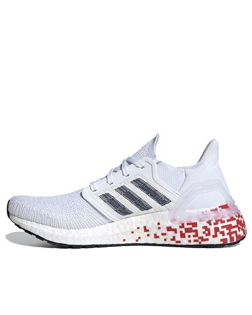 Electricista canta Broma adidas Ultraboost 20 'digital Pixel - White Scarlet' | Lyst