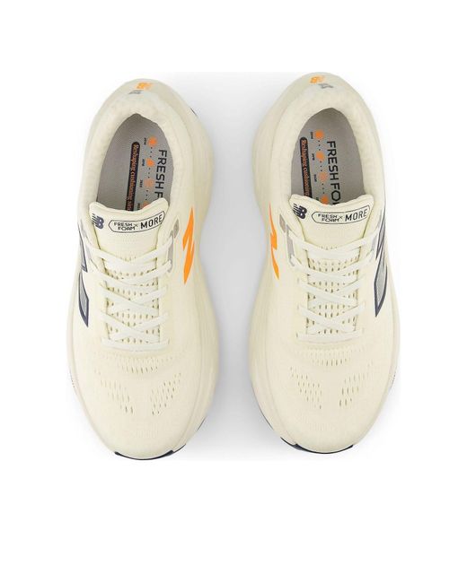New Balance Metallic Fresh Foam X More V5 2E 'Angora Sea Salt Hot Mango' for men