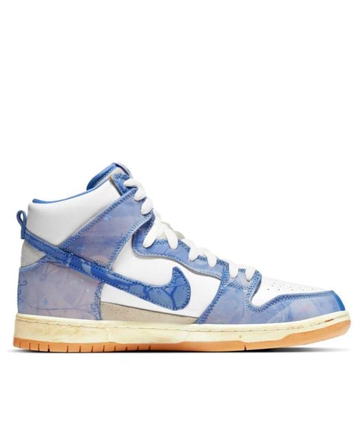 Nike Blue Sb Dunk High Dark Sulfur Coconut Milk' for men