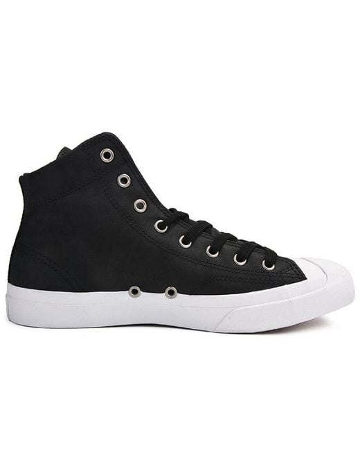Converse Black Jack Purcell Hi Leather for men