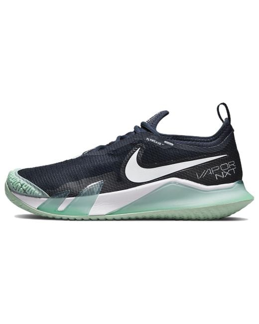 Nike Blue (Wmns) Court React Vapor Nxt 'Obsidian Mint Foam'