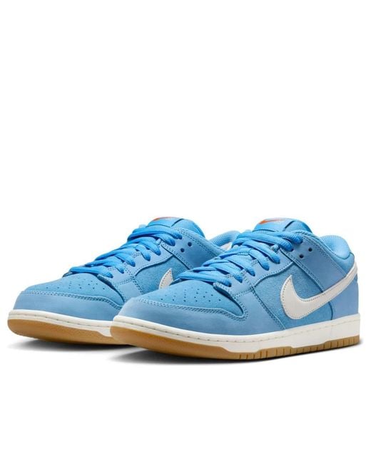 Nike Blue Sb Dunk Low Pro 'University Gum' for men