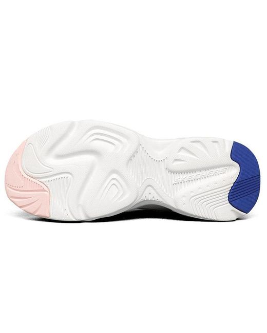 Skechers White (Wmns) Stamina Airy Low Top Running Shoes/Multi