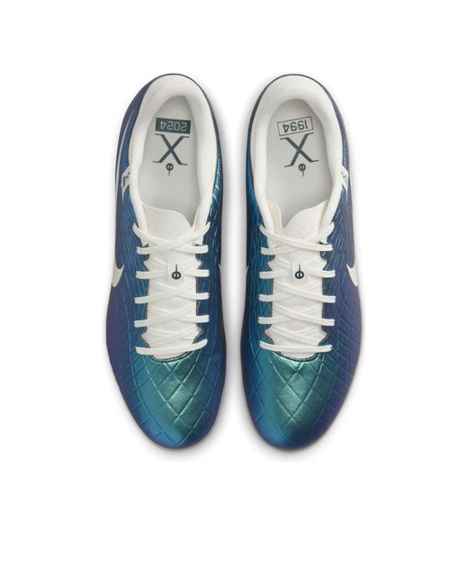 Nike Blue Tiempo Emerald Legend 10 Academy Mg 'Dark Atomic' for men