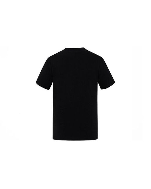 McQueen Black Logo Printing T-Shirt for men