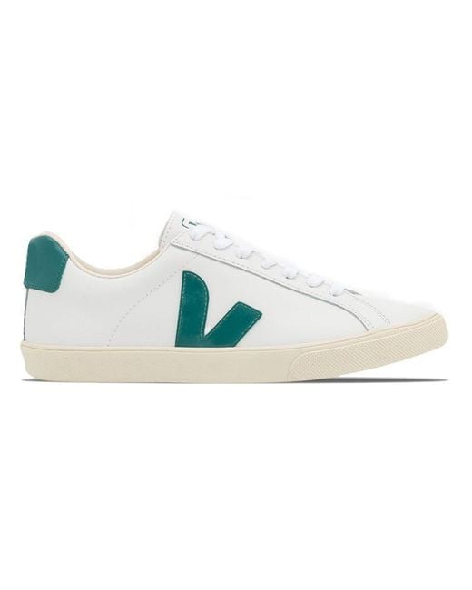 Veja White Esplar Logo Leather 'Brittany'