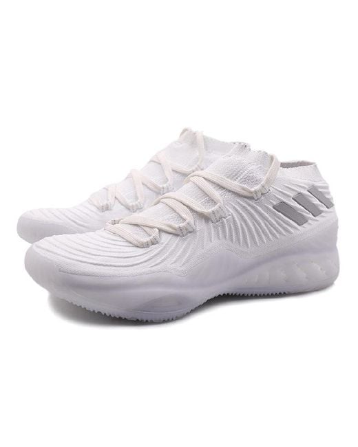 Adidas White Crazy Explosive 2017 Primeknit Low 'Crystal' for men