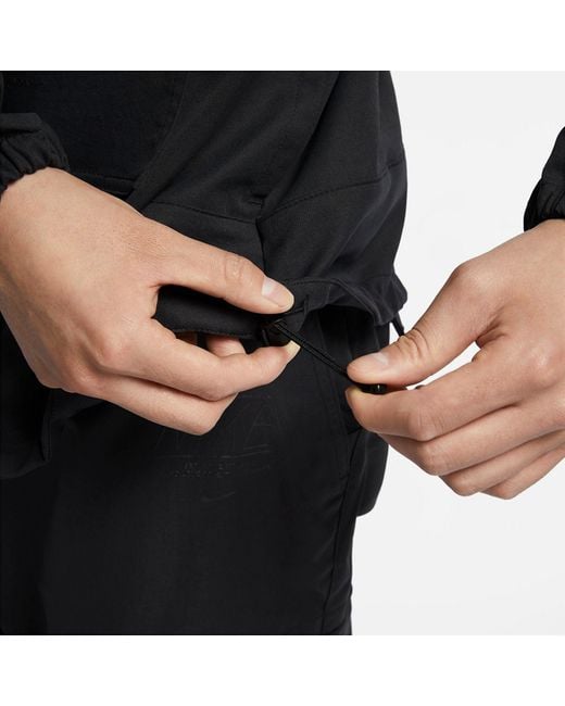 Nike Black Unscripted Repel Anorak Golf Jacket for men