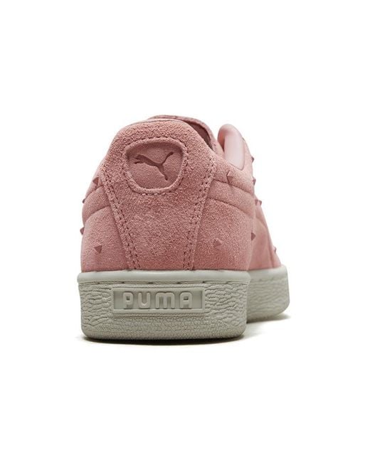 PUMA Pink (Wmns) Suede Studs Buty Sportowear