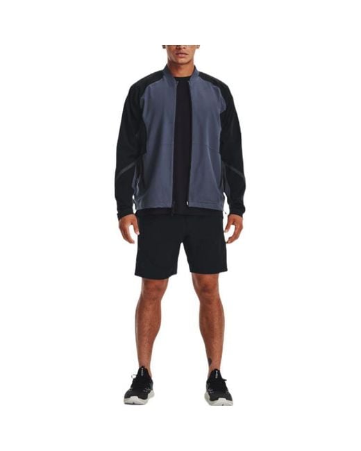 Under Armour Blue Unstoppable Bomber Jacket for men