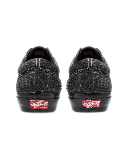 Vans Black Raised By Wolves X Og Old Skool Lx 'Acid Wash Denim' for men