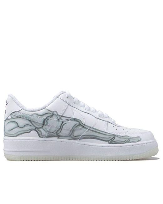 Nike White Air Force 1 Low Qs 'Skeleton' for men