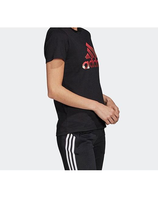 Adidas Black (Wmns) Mhg Bosfoil T Training Sports Short-Sleeve Tee