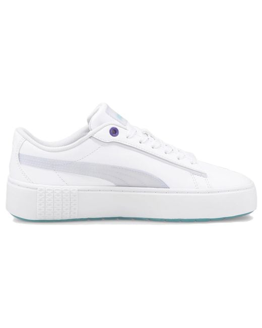 PUMA White (Wmns) Smash Platform V2 'Candy
