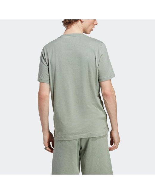 Adidas Green Originals Essentials+ Made With Hemp T-Shirt for men