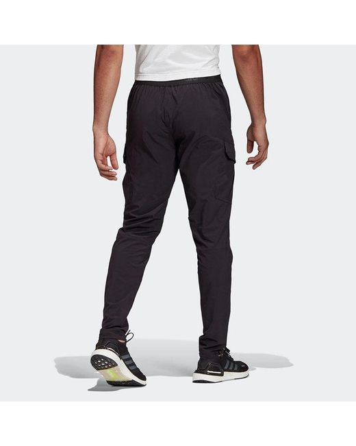 Adidas Blue Tc Cargo Pant Sports Woven Long Pants for men