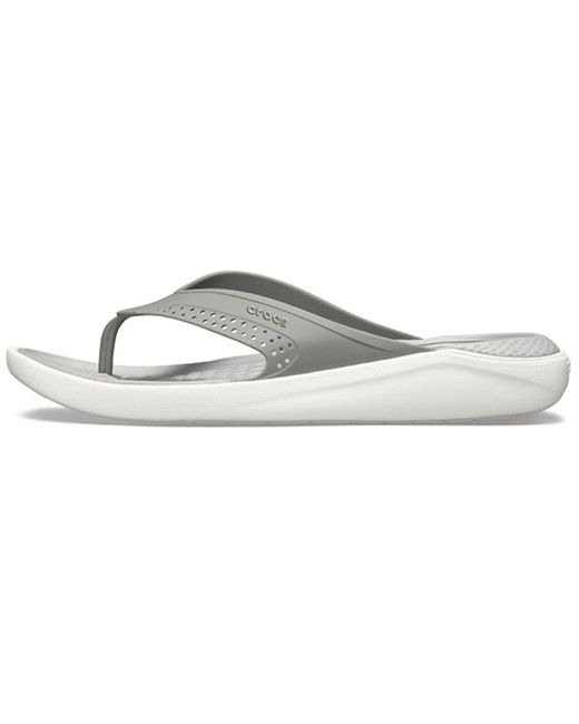 CROCSTM Gray Literide Beach Slippers for men