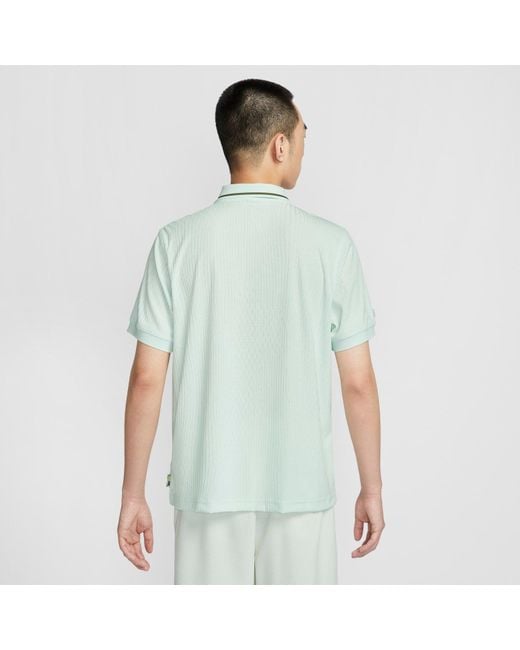 Nike Blue Sb Dri-Fit Adv Short-Sleeve Skate Polo 'Federation Agnostic' for men
