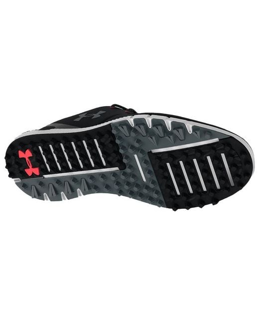 Under Armour Black Hovr Fade 2 Spikeless E Wide for men