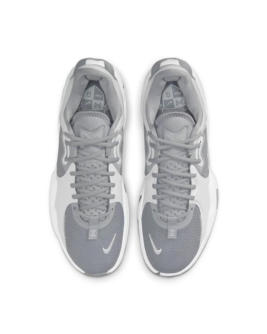 Nike White Pg 5 Tb 'Wolf' for men
