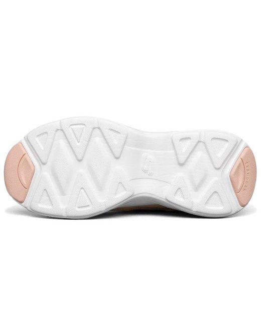 Skechers White (Wmns) D Lites Low Running Shoes