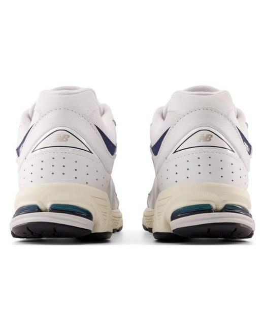 New Balance White 2002r
