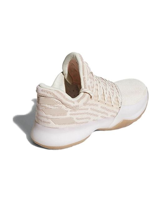 Adidas White Harden Volume 1 Primeknit 'Chalk' for men