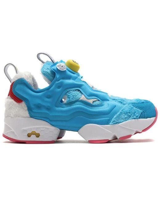 Reebok Blue Doraemon X Atmos X Instapump Fury Og 'Furry' for men