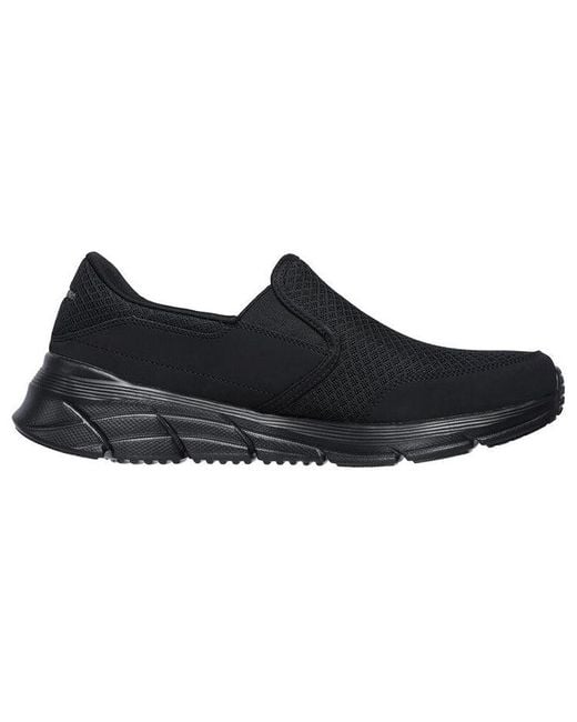Skechers Black Equalizer 4.0 Slip-On Shoes for men