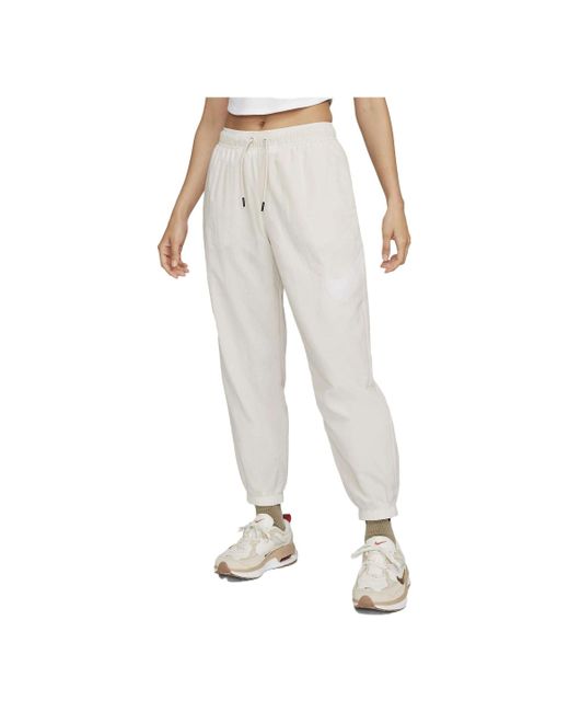Nike Gray (Wmns) Sportswear Essential Mid-Rise Trousers