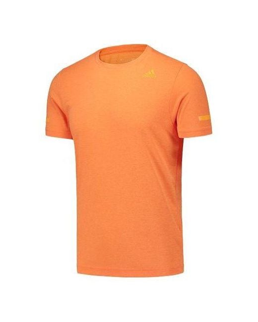 Adidas Orange Chill Tee M Training Sports Short Sleeve for men