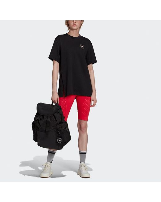 Adidas Black (Wmns) Asmc C Tee Small Logo Sports Round Neck Short Sleeve