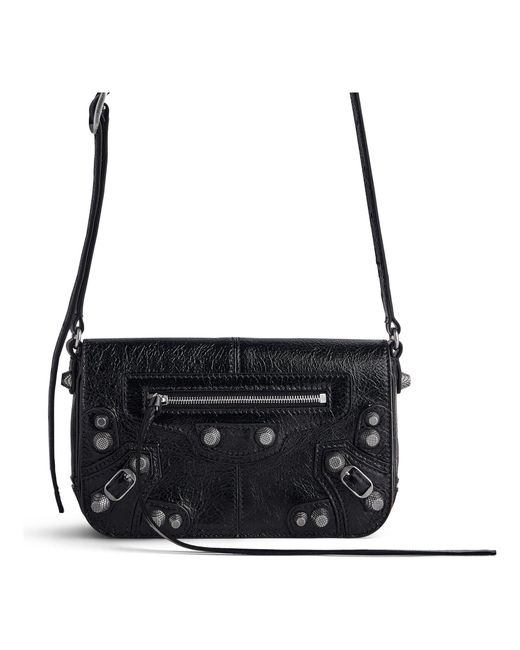 Balenciaga Black Le Cagole Mini Flap Bag for men
