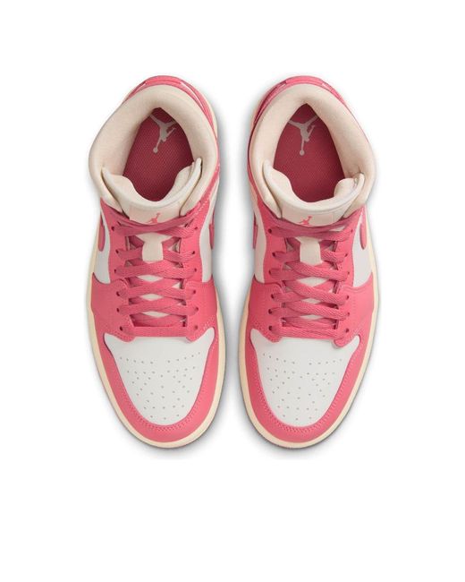 Nike Pink Air 1 Mid "Strawberries And Cream" Shoes