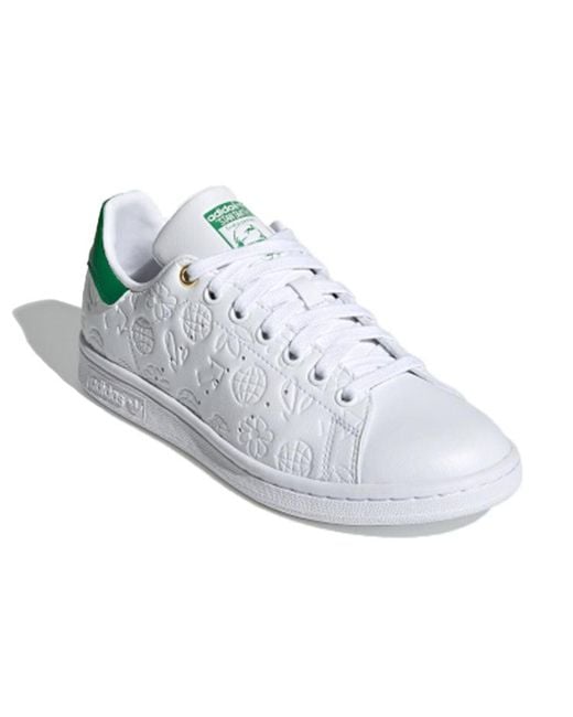 Adidas White (Wmns) Stan Smith 'Embossed Graphics