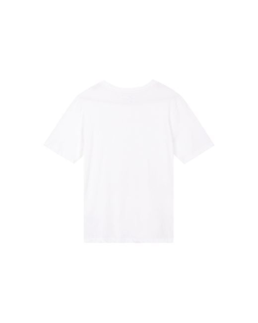 Nike White Sportswear Printing Pattern Round Neck Short Sleeve for men