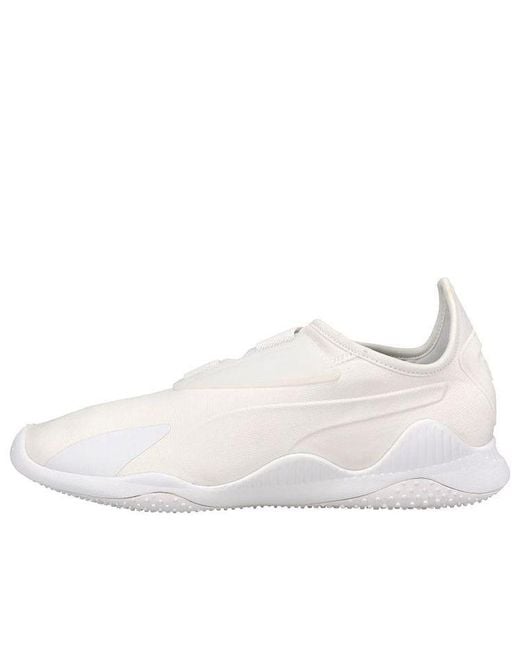 PUMA White Mostro Lace Up for men
