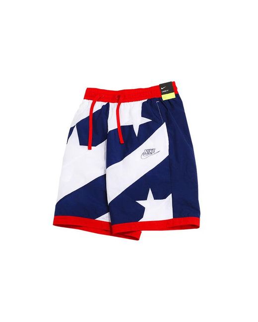Nike Blue Dri-Fit Throwback Usa for men