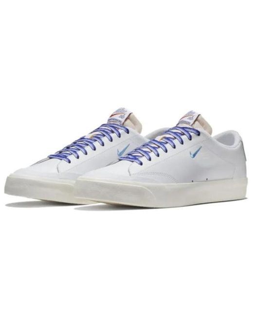 Nike White Quartersnacks X Sb Blazer Low Xt for men