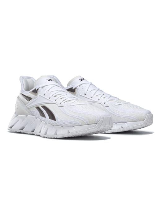 Reebok White Zig Kinetica 3 for men